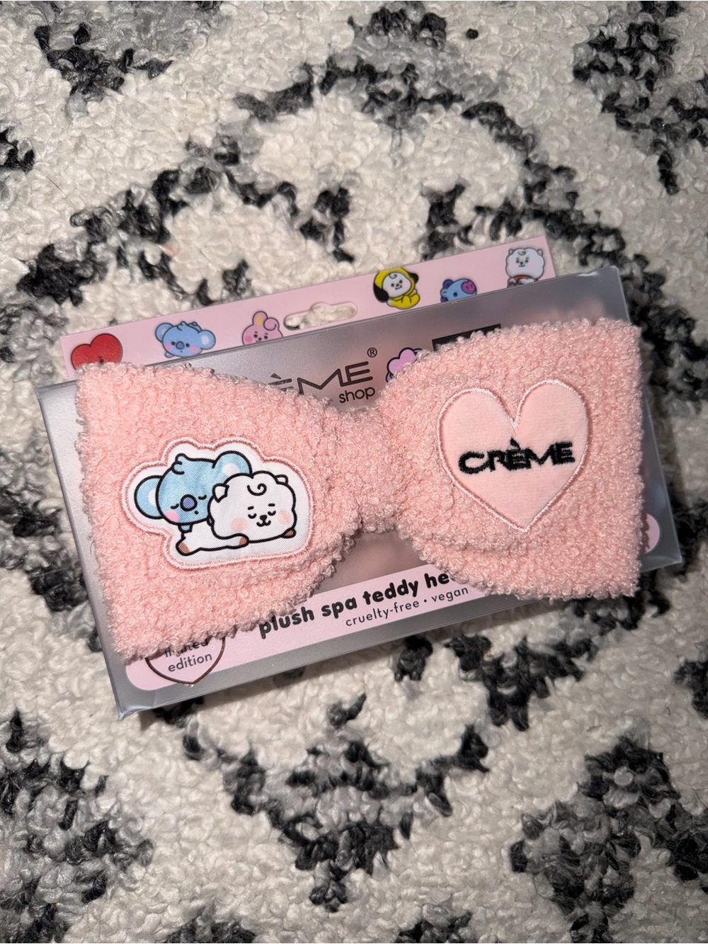 The Crème Shop x BT21 Limited Edition Plush Spa Headband